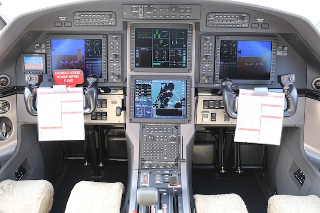 Cockpit d'un avion