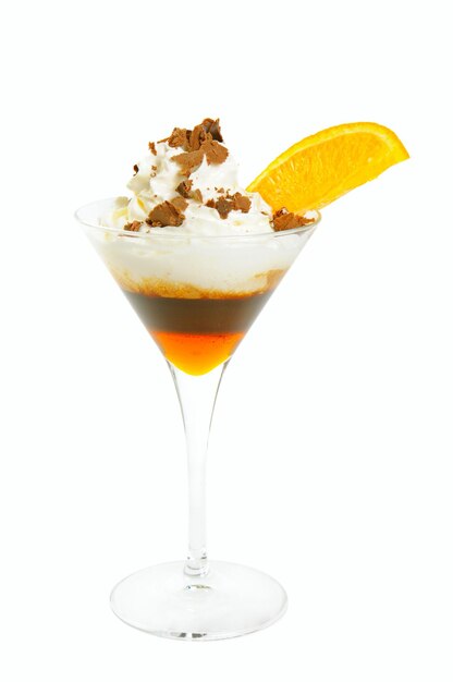 Cocktail de café isolé