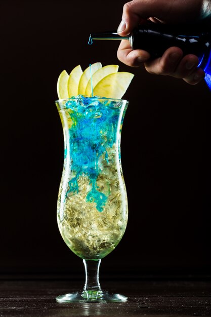 Cocktail Curaçao Bleu