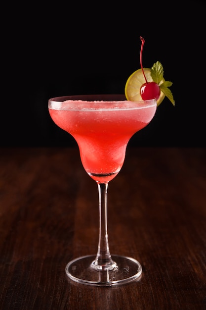 Cocktail Daiquiri à la fraise vierge