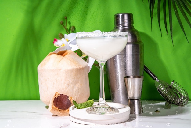 Cocktail daïquiri à la noix de coco