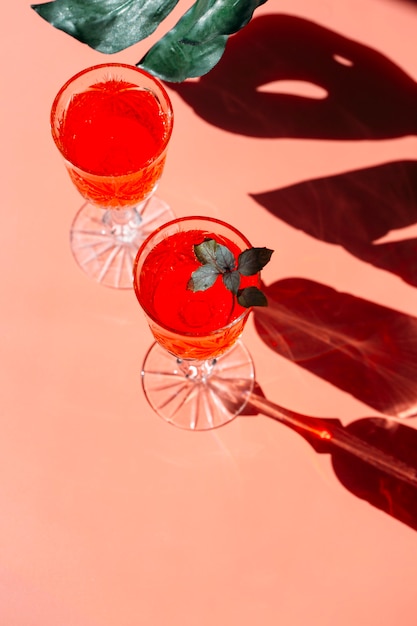 cocktail dans un verre