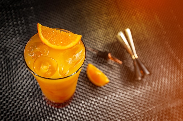 Cocktail frais à l&#39;orange