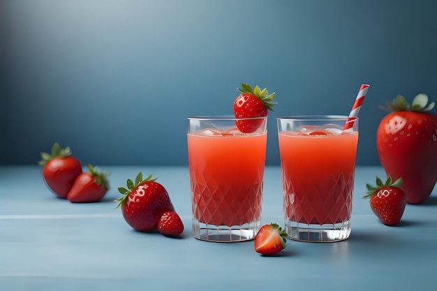 Cocktail à la fraise