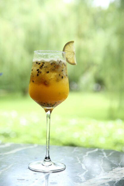 Cocktail de fruits de la passion