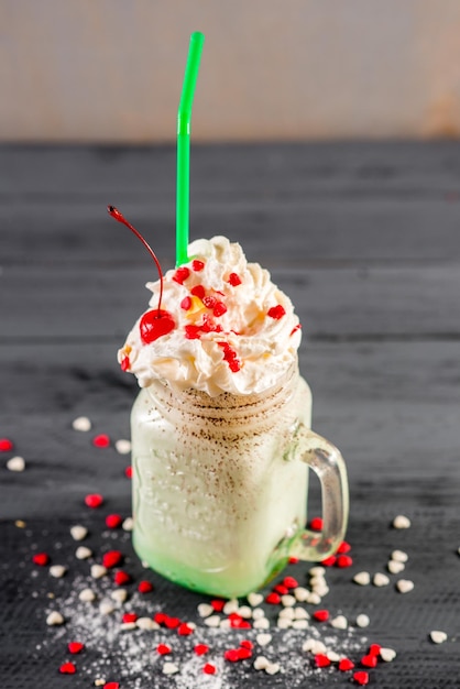 Cocktail de lait frappé sucré