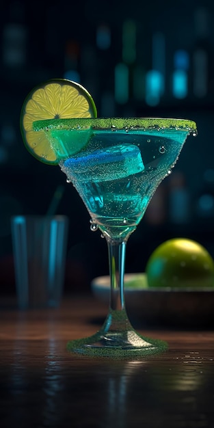 Cocktail Margarita IA générative