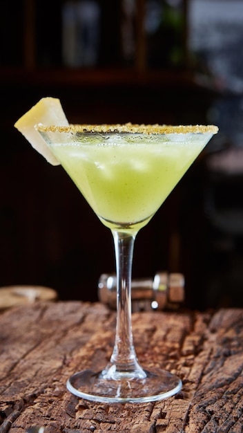 Cocktail de melon margarita verte