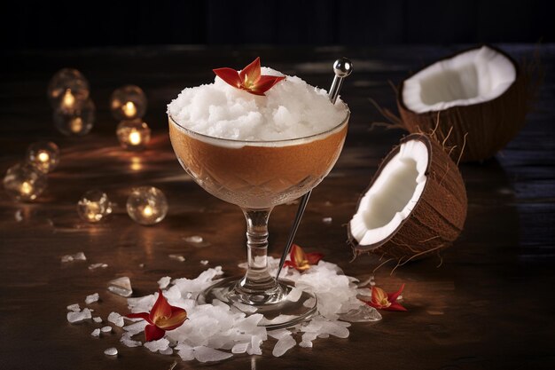 Le cocktail de noix de coco