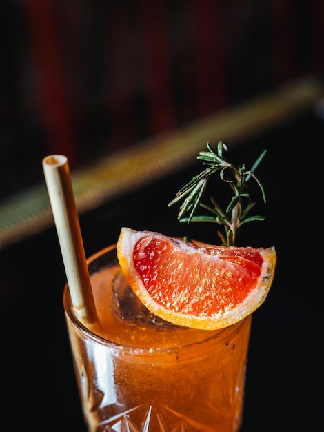 cocktail de tequila dans un bar