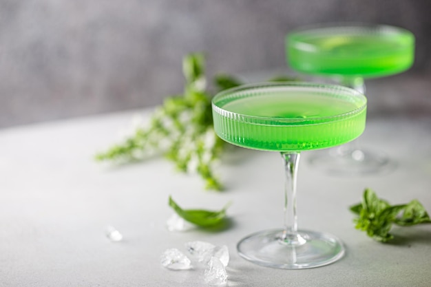 Cocktail vert d'été