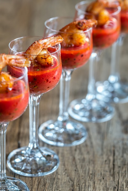 Cocktails de crevettes