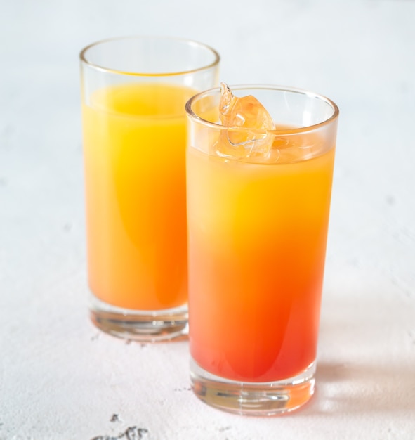 Cocktails Tequila Sunrise