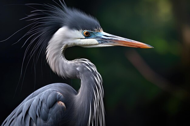 Cocoi héron Ardea cocoi dans la nature