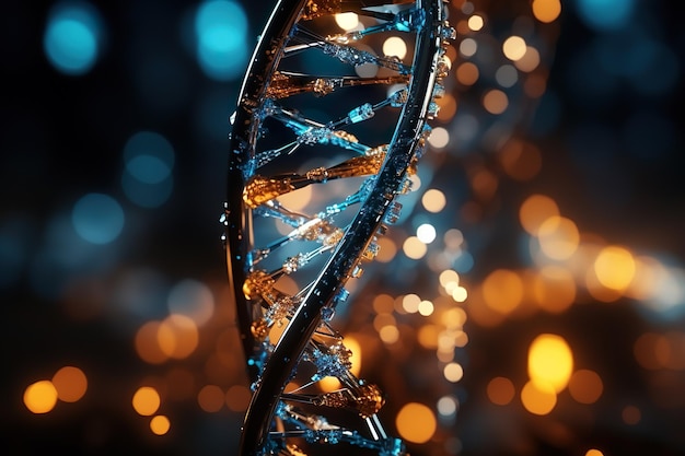 Code adn structure de l'adn humain générative ai