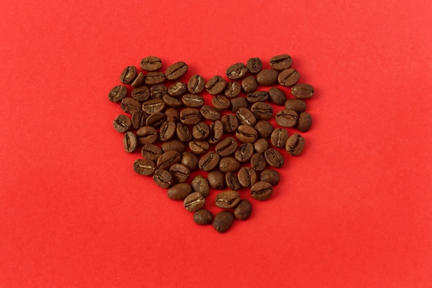 Coeur de café en grains