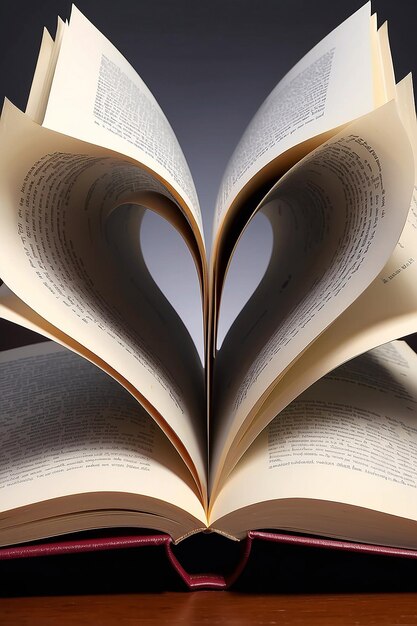 Le cœur du livre ouvert