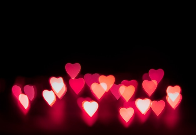 Coeur lumières bokeh A