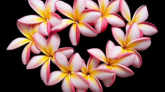 Le cœur de la plumerie de Frangipani