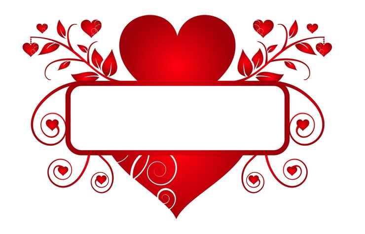 Photo le cœur rouge de la saint-valentin