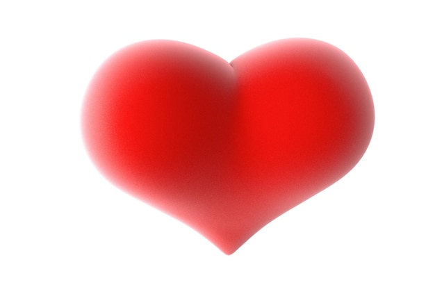 Photo le cœur de la saint-valentin en 3d