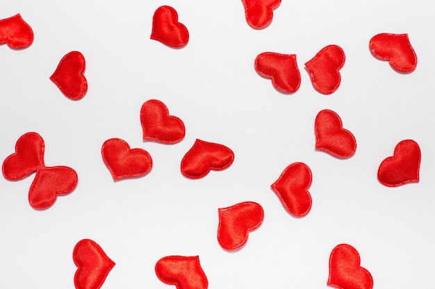 Coeurs rouges de la Saint-Valentin