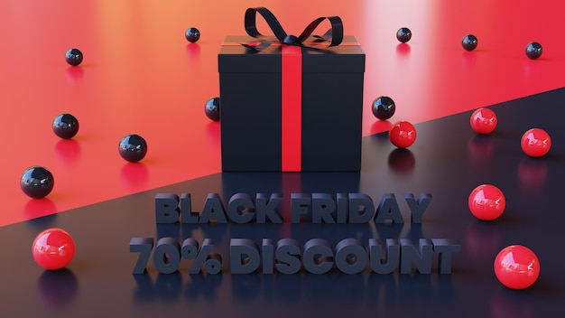 Coffret cadeau Black Friday 3D 70% de réduction
