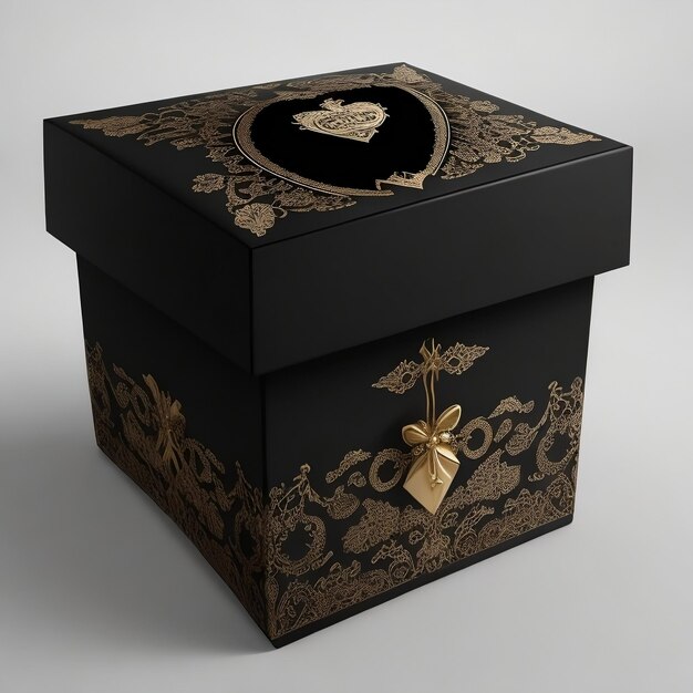 Coffret cadeau noir Royal Ribbon le Black Friday