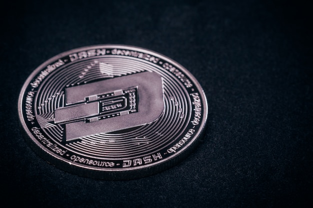 Coin Dash close up de la monnaie Crypto