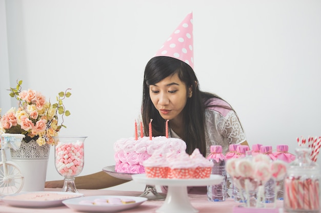 Coin doux d'une fête d'anniversaire