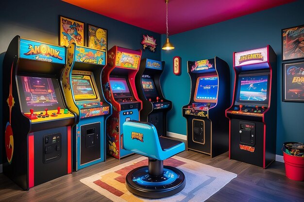 Le coin des jeux d'arcade rétro