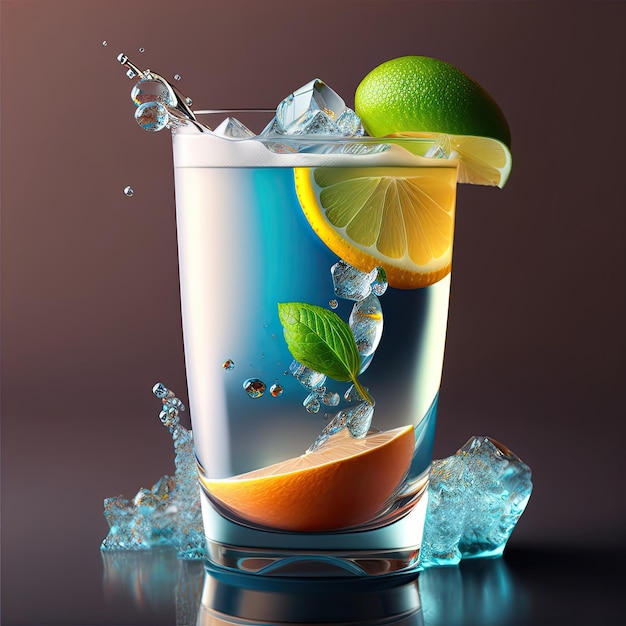 Coktail à l'eau