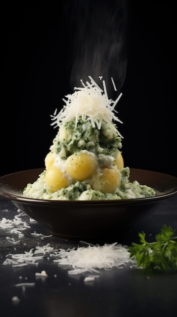 Colcannon est un plat traditionnel irlandais de purée de pommes de terre au chou