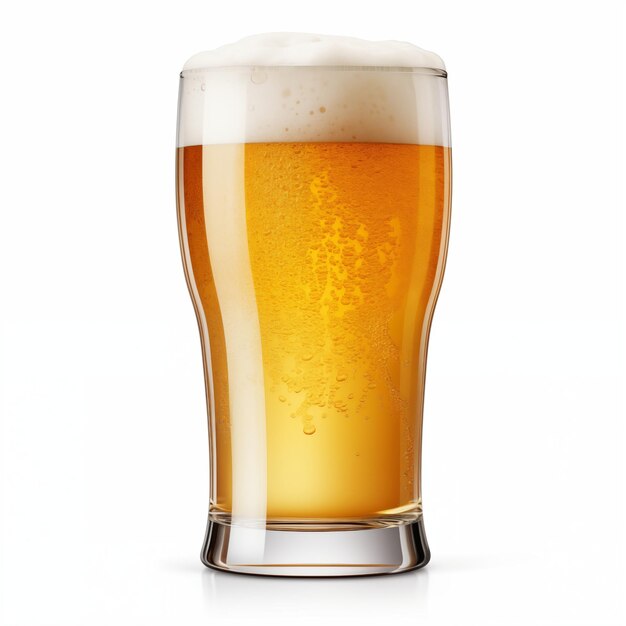 Cold Brew Elegance Lager Pilsner produit tourné sur un fond blanc