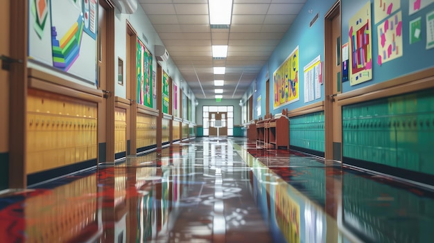 École primaire du couloir des enseignants