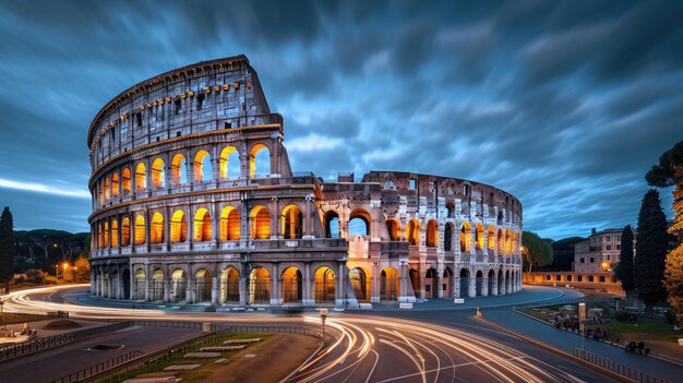 Le Colisée situé à Rome