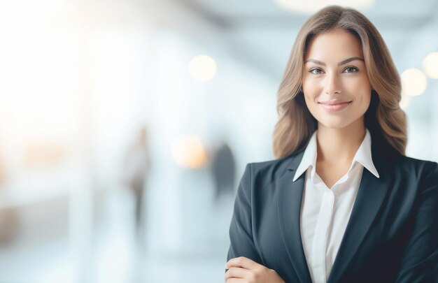 Photo collaboration d'affaires une femme d'affaires serre la main à ses collègues en tenue décontractée