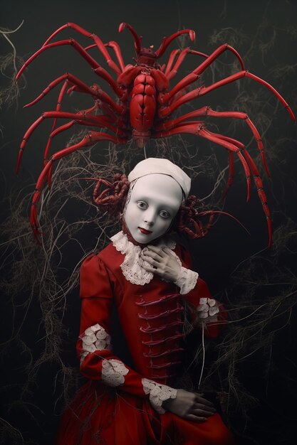 La collaboration captivante de "Lobster Woodland" Enoch Bolles rencontre Meryl McMaster