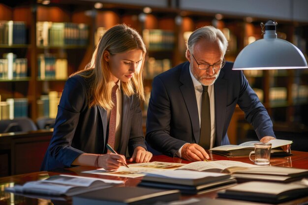 Collaboration ciblée et productivité alors que les membres de l'équipe travaillent paisiblement dans un environnement de bureau serein