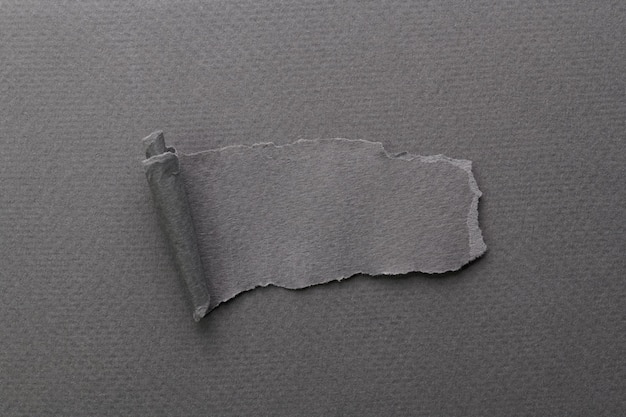Collage artistique de morceaux de papier déchiré avec des bords déchirés collection de notes autocollantes couleurs grises lambeaux de pages de cahier fond abstrait