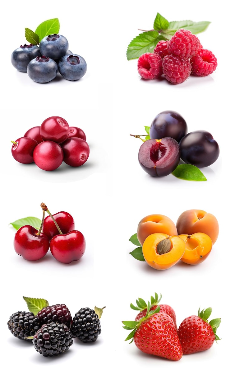 Photo un collage de différents fruits, y compris les prunes, les prunes, les prunes, les prunes, les prunes, les prunes, les prunes, les prunes, les prunes, les prunes