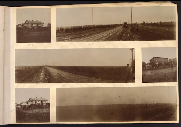 un collage de photos avec celui qui dit la ferme