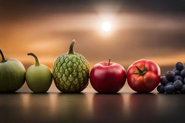 Collecte dynamique de fruits et légumes sains