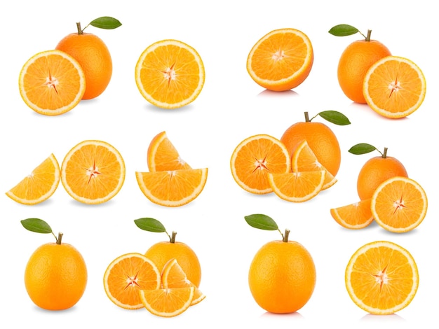 Collecte d'oranges