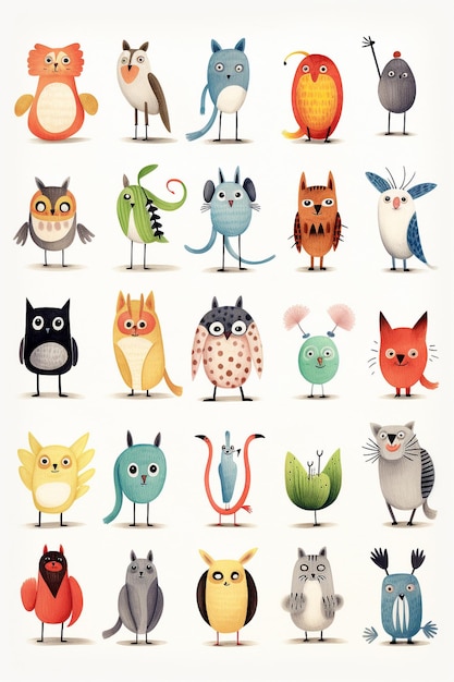 collection d&#39;animaux