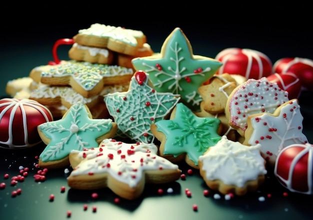 collection de biscuits de Noël