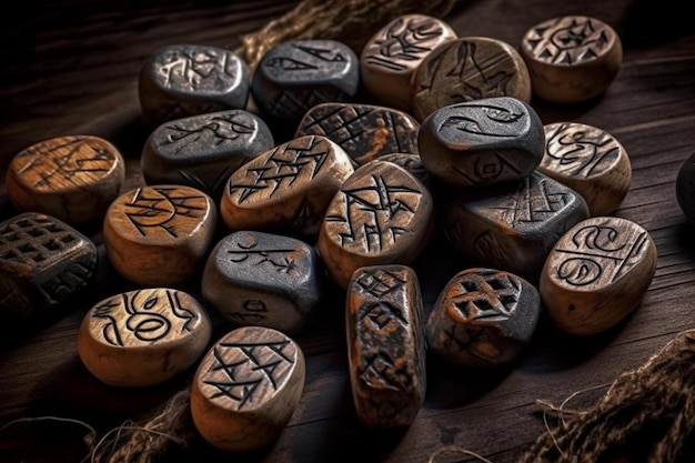 Une collection de dés en bois avec les lettres x et y dessus.