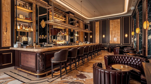 Collection de design d'intérieur et d'extérieur de luxe concepts d'architecture et de décoration intérieure haut de gamme Feat