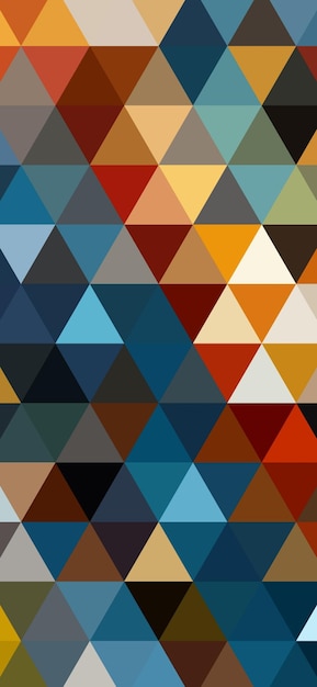 une collection de dessins géométriques comprenant des triangles celui qui est fait par le concepteur
