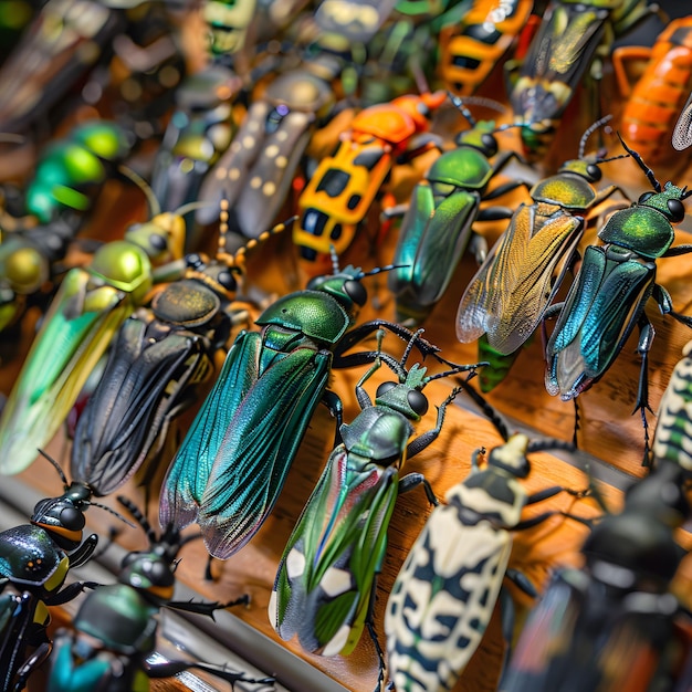 Collection d'entomologie des insectes du monde